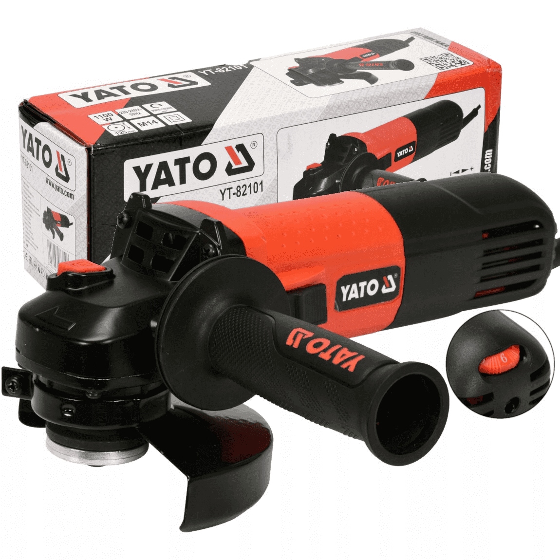 Yato 1100 W sieťová uhlová brúska 230 V